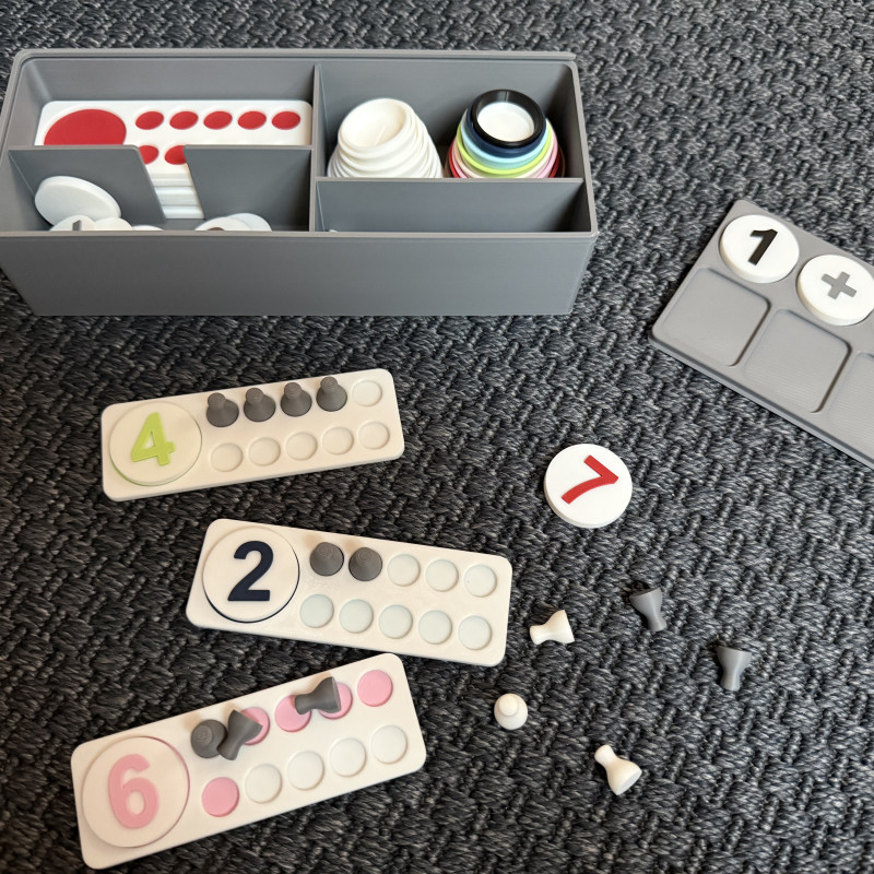 Montessori Matematik Seti 0-10 - 3D Baskı Eğitici Oyuncak