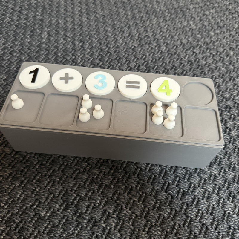 Montessori Matematik Seti 0-10 - 3D Baskı Eğitici Oyuncak