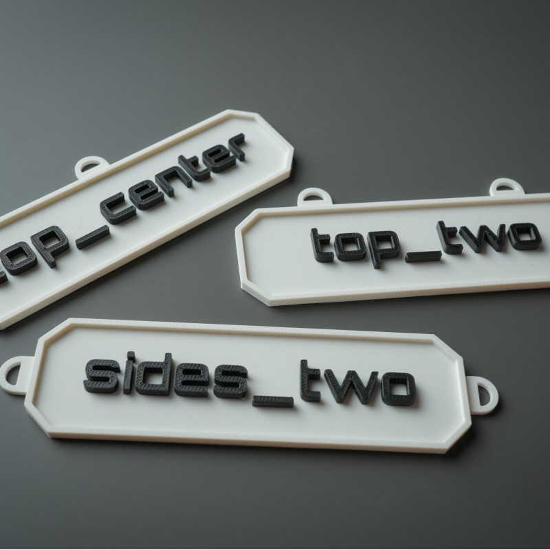 Özelleştirilebilir Dokulu İşaret Plakası - 3D Baskı Profesyonel Tabela