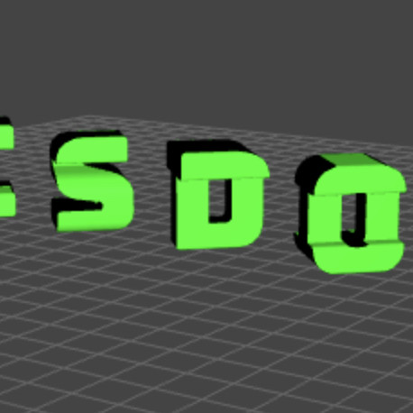 Çift Renkli 3D Ambigram Duvar Tabelası - Özel Metinli Dekor