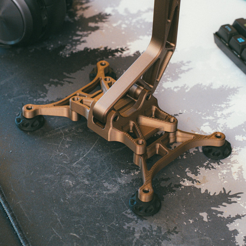 Kompakt Endüstriyel Kulaklık Standı - 3D Baskı Ofis Aksesuarı Kompakt Endüstriyel Kulaklık Standı - 3D Baskı Ofis Aksesuarı