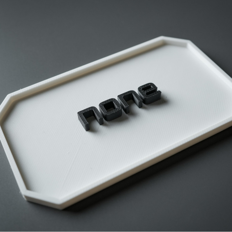 Özelleştirilebilir Dokulu İşaret Plakası - 3D Baskı Profesyonel Tabela