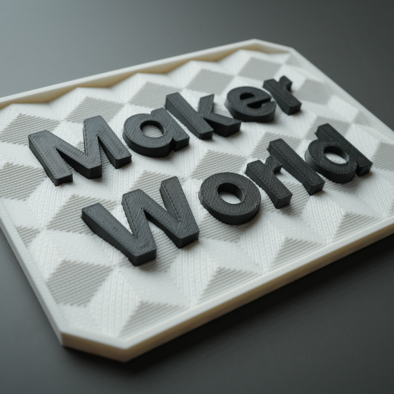 Özelleştirilebilir Dokulu İşaret Plakası - 3D Baskı Profesyonel Tabela