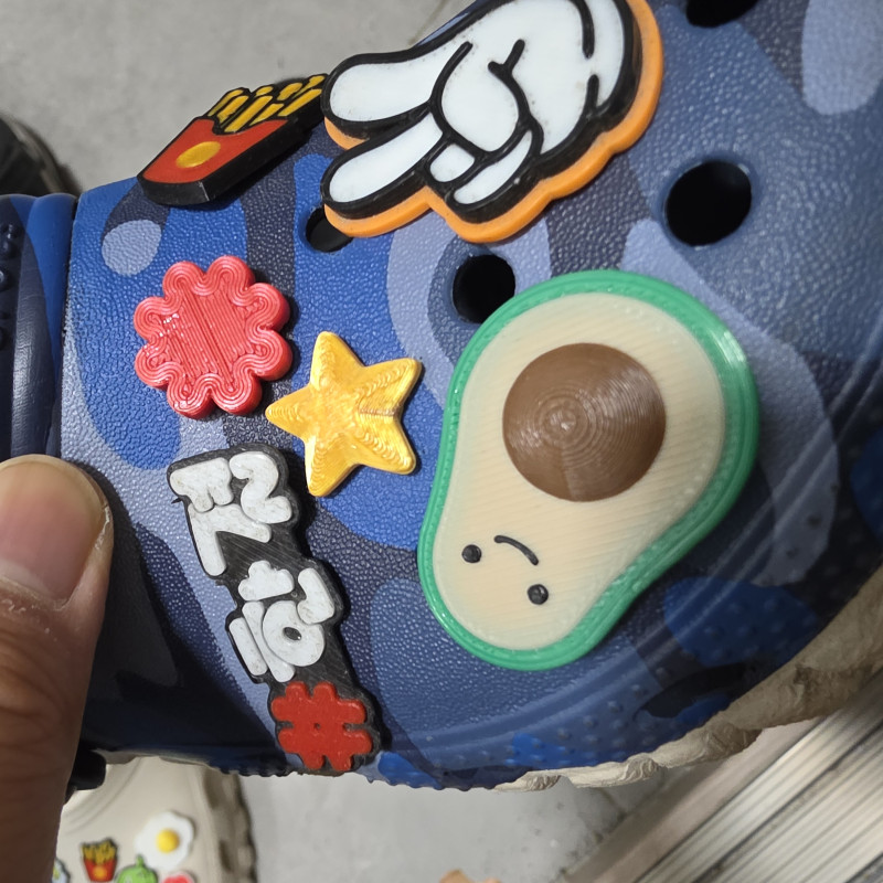 Avokado Jibbitz - El Yapımı Crocs Aksesuarı - 3D Baskı