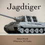 Jagdtiger Tank Avcısı Hareketli Namlulu 1/35 Ölçek 3D Baskı Model