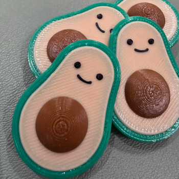 Avokado Jibbitz - El Yapımı Crocs Aksesuarı - 3D Baskı