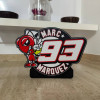 Marc Marquez LED Işık Kutusu - 3D Baskı Dekoratif Aydınlatma