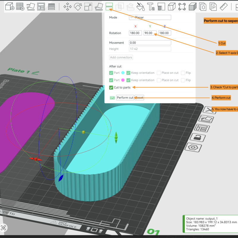 Anni Parametrik Stackable Tepsi - Özelleştirilebilir 3D Baskı Organizatör