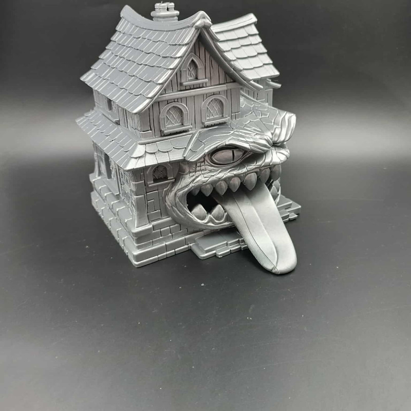 Cadılar Bayramı Korku Evi 3D Baskı Dekorasyon - Mimik Canavar Modeli