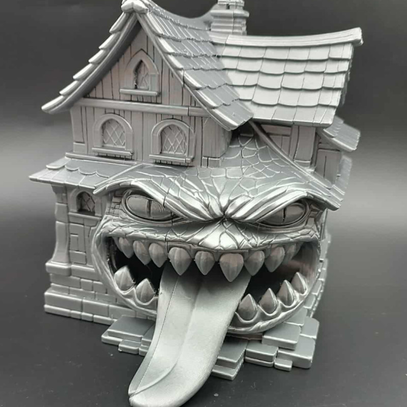 Cadılar Bayramı Korku Evi 3D Baskı Dekorasyon - Mimik Canavar Modeli