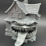 Cadılar Bayramı Korku Evi 3D Baskı Dekorasyon - Mimik Canavar Modeli