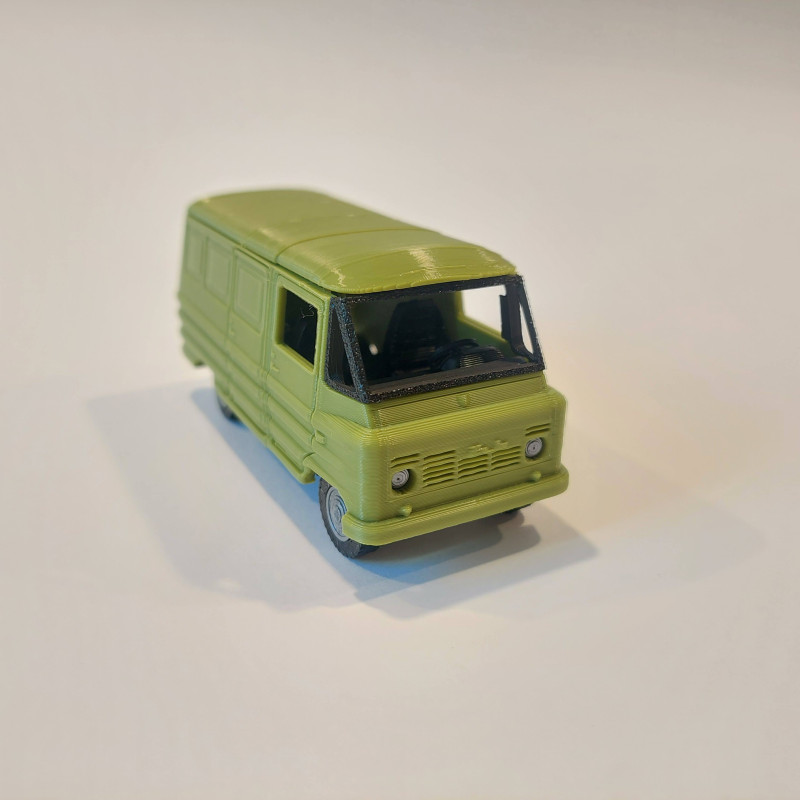 FSC Żuk A07 1:48 Ölçek 3D Baskılı Model Kiti - Kolay Montaj