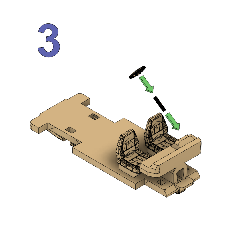 FSC Żuk A07 1:48 Ölçek 3D Baskılı Model Kiti - Kolay Montaj