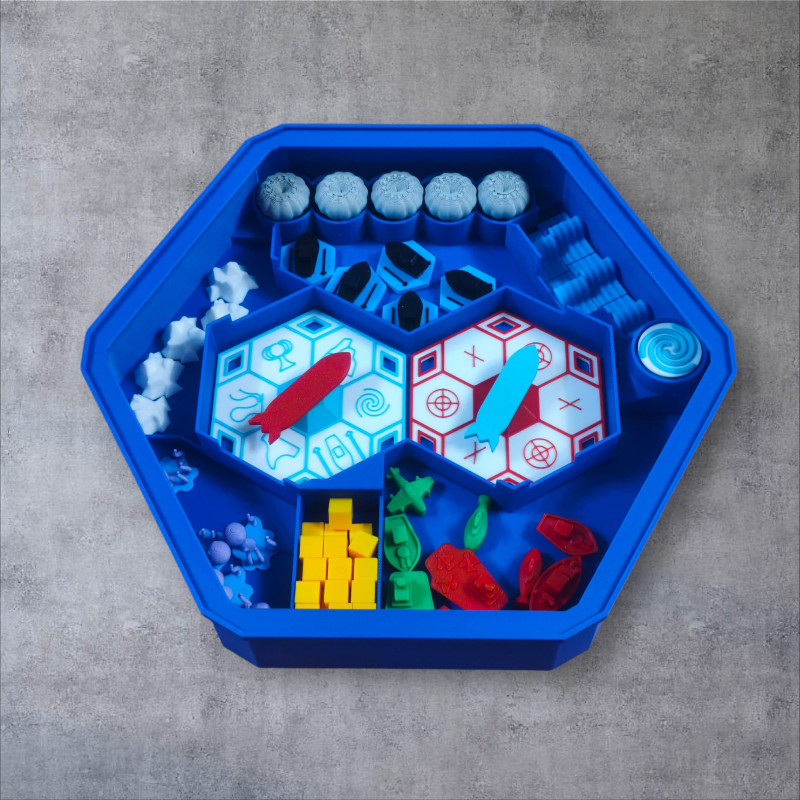 Oceans Fury Deniz Savaşı Strateji Oyunu - 3D Baskılı