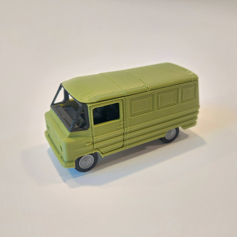 FSC Żuk A07 1:48 Ölçek 3D Baskılı Model Kiti - Kolay Montaj