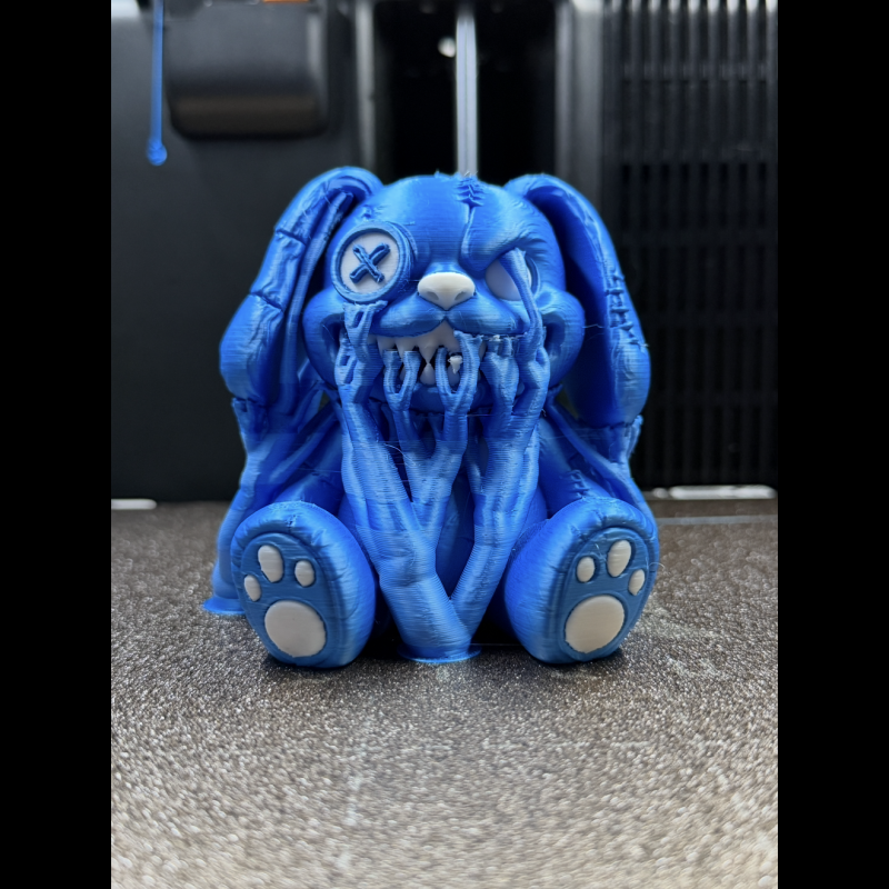 Korkunç Tavşan - Ürkütücü Sevimli 3D Baskı Figür