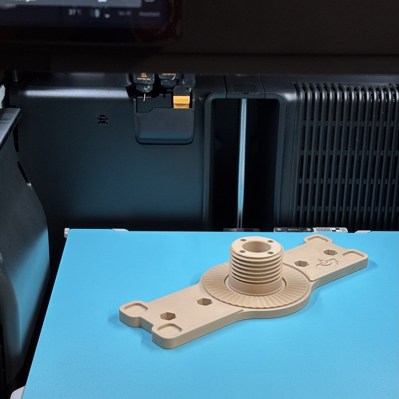 Vakumlu Döner Mengene - 3D Baskı İş Atölye Aracı