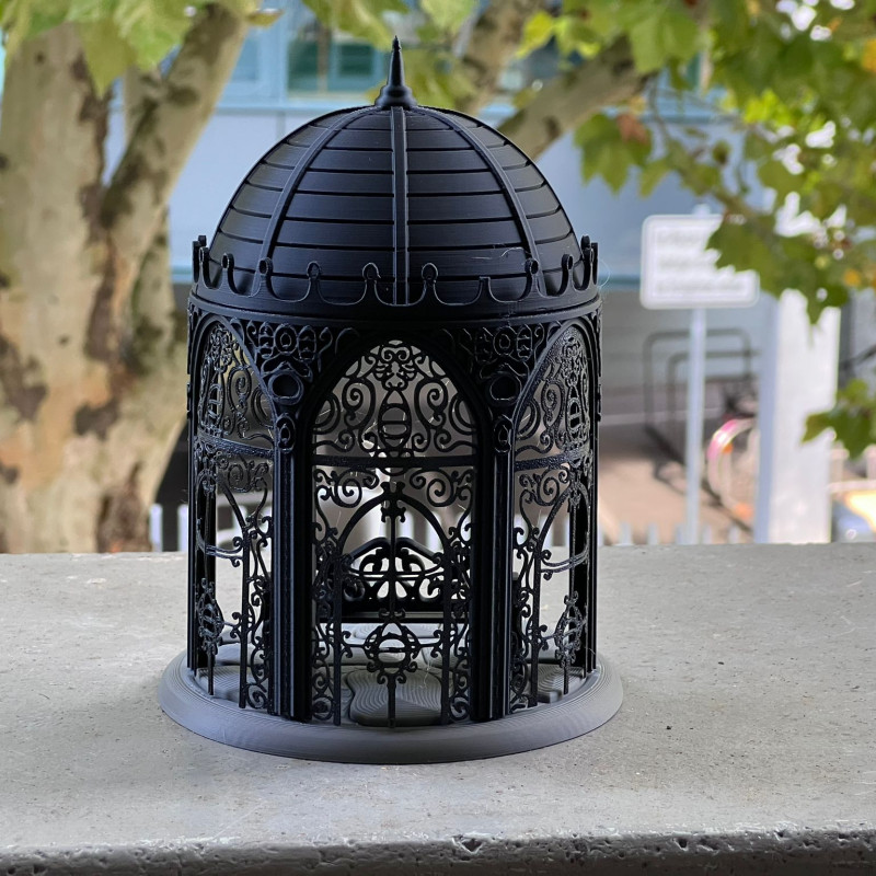 Hollow Knight Diorama - Kraliçe Bahçesi Bank 3D Baskı Modeli