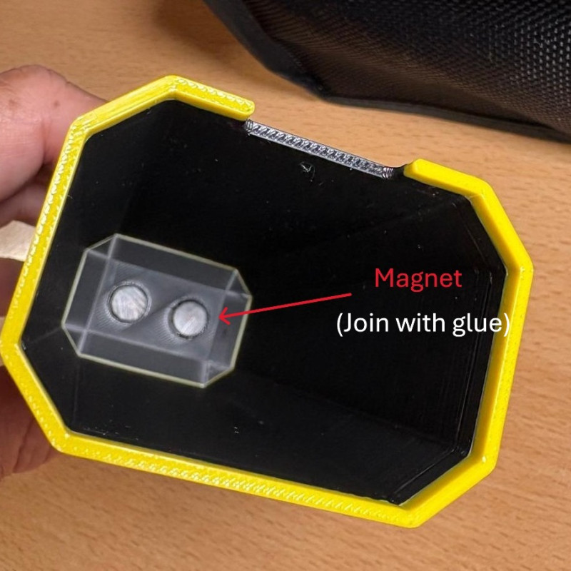 Büyük Gözlük ve Güneş Gözlüğü Kutusu - 3D Baskılı Manyetik Korumalı Büyük Gözlük ve Güneş Gözlüğü Kutusu - 3D Baskılı Manyetik Korumalı