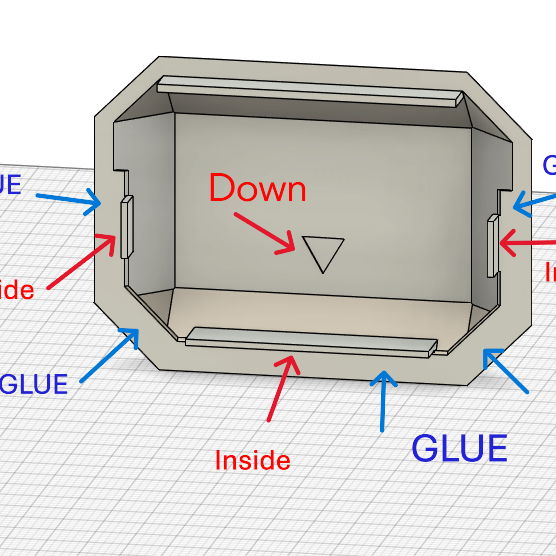Büyük Gözlük ve Güneş Gözlüğü Kutusu - 3D Baskılı Manyetik Korumalı Büyük Gözlük ve Güneş Gözlüğü Kutusu - 3D Baskılı Manyetik Korumalı