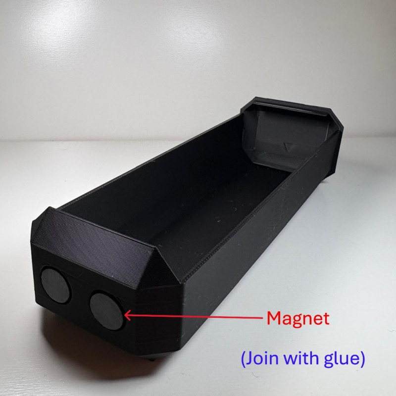 Büyük Gözlük ve Güneş Gözlüğü Kutusu - 3D Baskılı Manyetik Korumalı Büyük Gözlük ve Güneş Gözlüğü Kutusu - 3D Baskılı Manyetik Korumalı