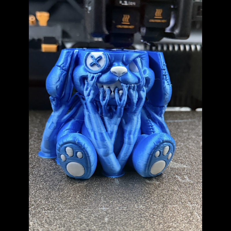 Korkunç Tavşan - Ürkütücü Sevimli 3D Baskı Figür