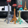 3D Baskı Eyfel Kulesi Maketi - 18cm 22cm 28cm Boyutlarında