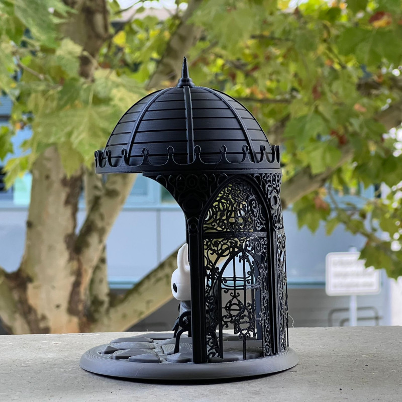 Hollow Knight Diorama - Kraliçe Bahçesi Bank 3D Baskı Modeli