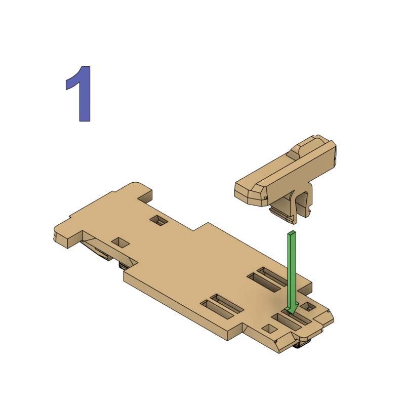 FSC Żuk A07 1:48 Ölçek 3D Baskılı Model Kiti - Kolay Montaj