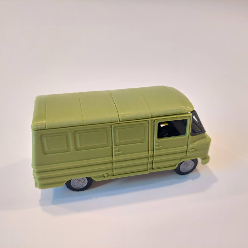 FSC Żuk A07 1:48 Ölçek 3D Baskılı Model Kiti - Kolay Montaj