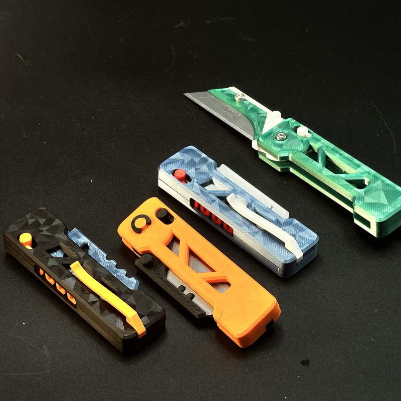 EDC Katlanır Bahar Kilidi Çakı - 3D Baskı Dayanıklı Aksesuar