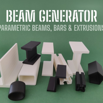 Parametrik Kiriş ve Profil Üretici - 3D Baskı Mühendislik Parçaları