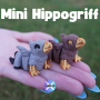 Mini Hareketli Hipogrif 3D Baskı Figür - Detaylı Koleksiyon Parçası