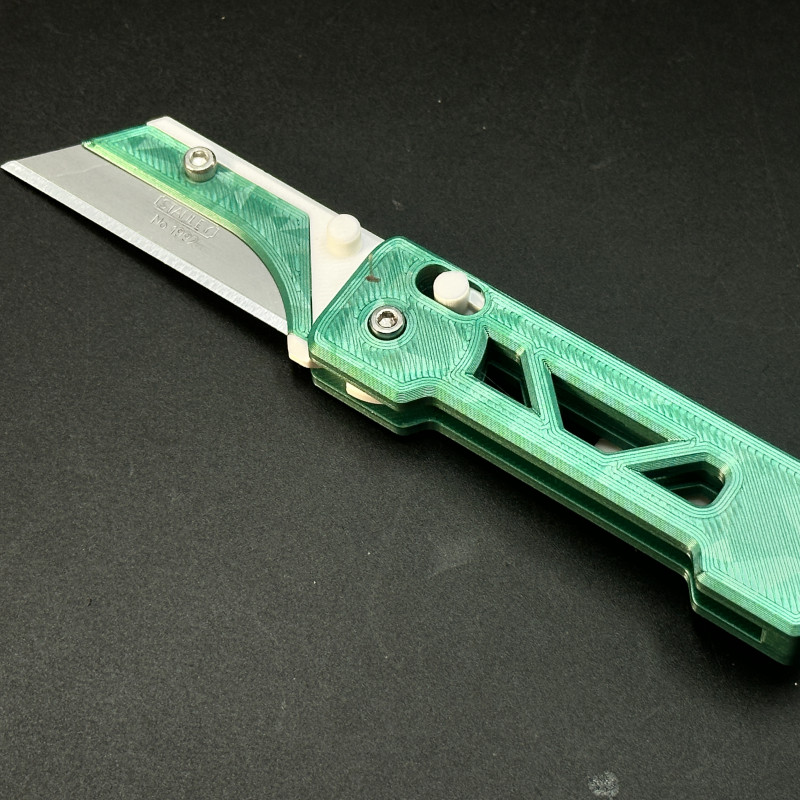 EDC Katlanır Bahar Kilidi Çakı - 3D Baskı Dayanıklı Aksesuar