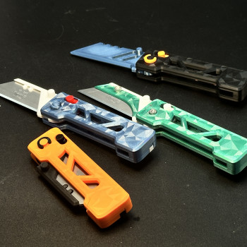 EDC Katlanır Bahar Kilidi Çakı - 3D Baskı Dayanıklı Aksesuar