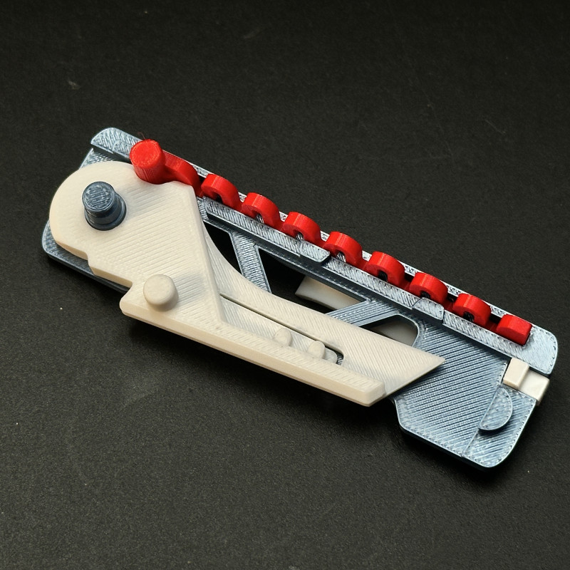 EDC Katlanır Bahar Kilidi Çakı - 3D Baskı Dayanıklı Aksesuar