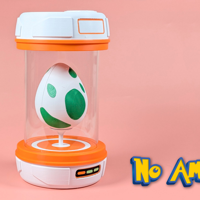Sınırsız Pokemon Yumurta Kuluçka Makinesi - 3D Baskı Koleksiyon Parçası