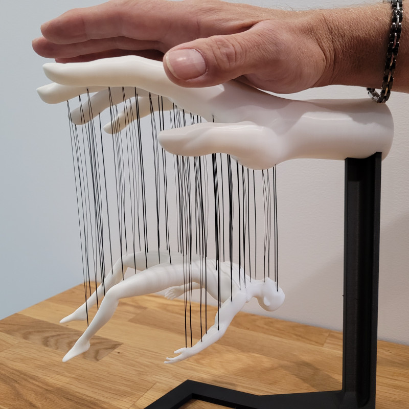 Overtaken 3D Baskı Heykel - Sanatsal Dekorasyon