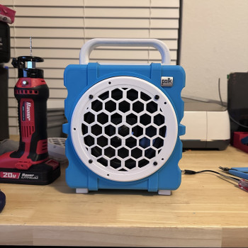 6.5" Bluetooth Hoparlör Kutusu - 3D Baskılı Ses Sistemi