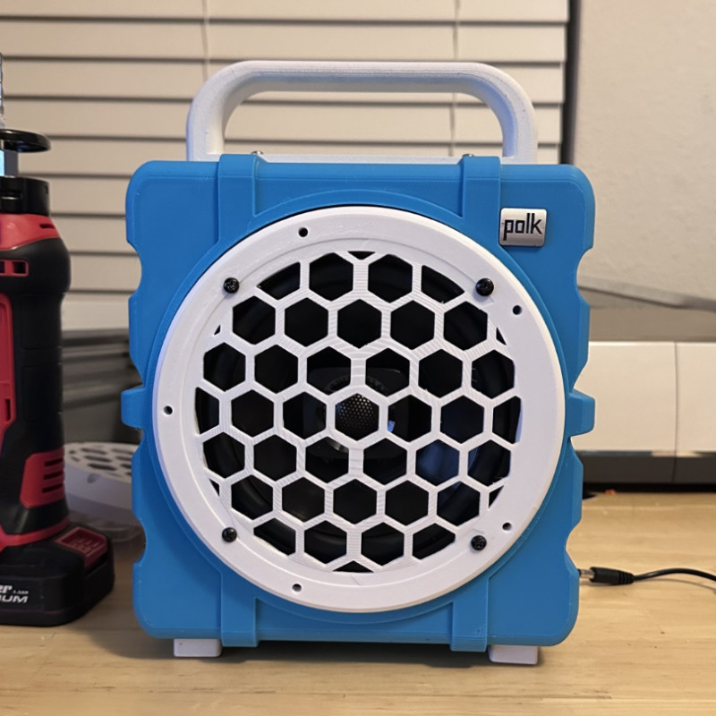 6.5 Bluetooth Hoparlör Kutusu - 3D Baskılı Ses Sistemi