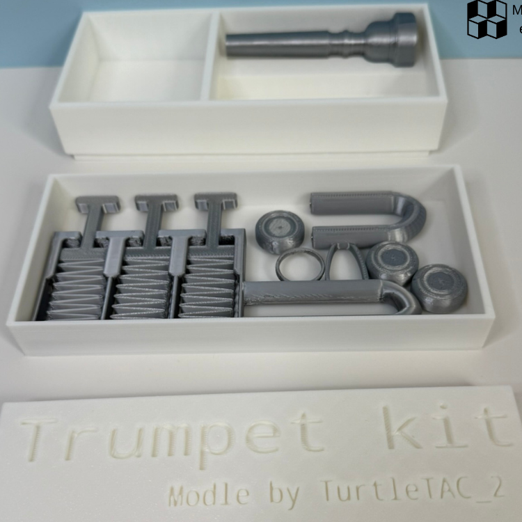 Başlangıç Seviyesi Trompet Seti - 3D Baskı Müzik Eğitim Kiti