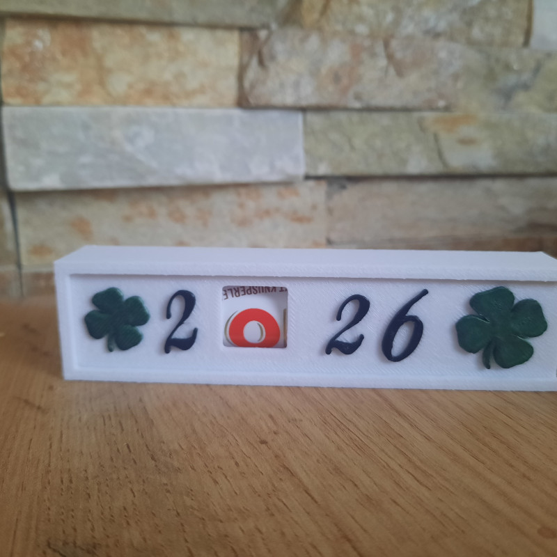 2026 Yılbaşı Süsü - 3D Baskı Noel Topu Dekorasyon