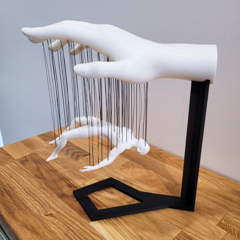 Overtaken 3D Baskı Heykel - Sanatsal Dekorasyon