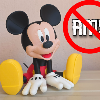 3D Baskı Mickey Mouse Figürü - 17cm Koleksiyon Oyuncak