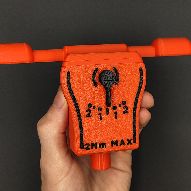 3D Baskı Tork Ölçer - Dijital Göstergeli El Aleti