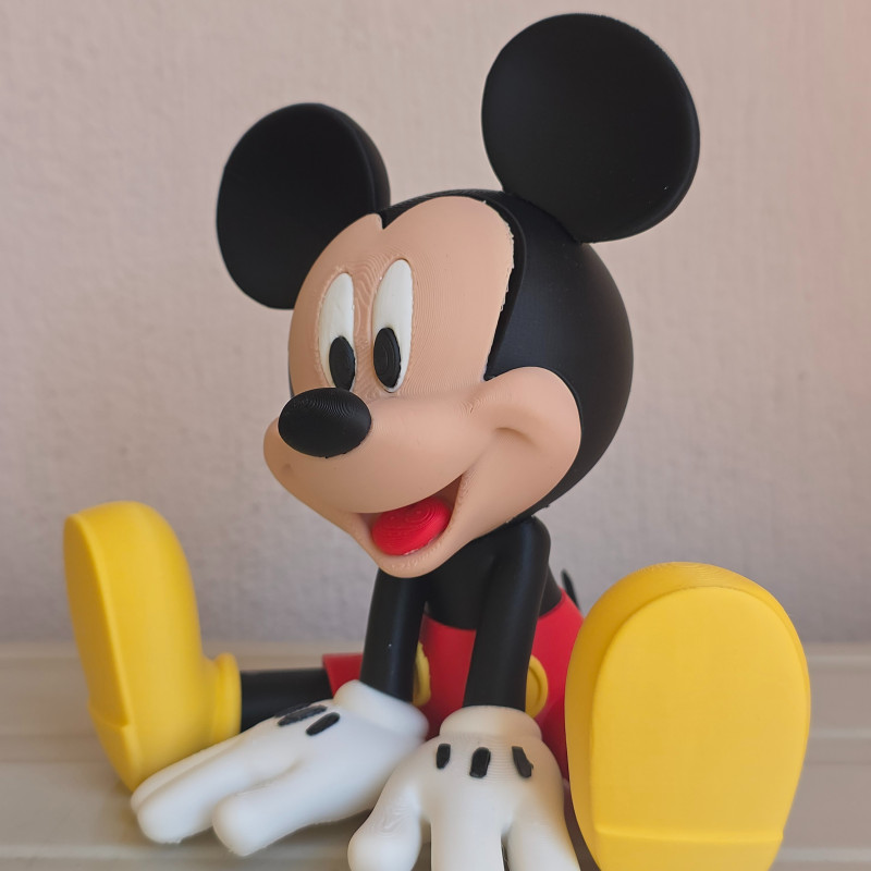 3D Baskı Mickey Mouse Figürü - 17cm Koleksiyon Oyuncak 3D Baskı Mickey Mouse Figürü - 17cm Koleksiyon Oyuncak