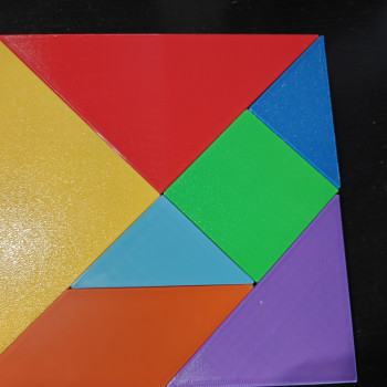 Tangram Matematik Eğitim Seti - İlkokul Şekil Algılama Oyuncağı