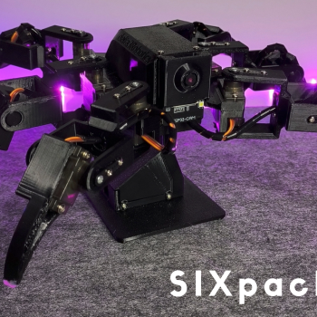 SIXpack Altı Bacaklı FPV Yürüyen Robot - 3D Baskı Robotik Set