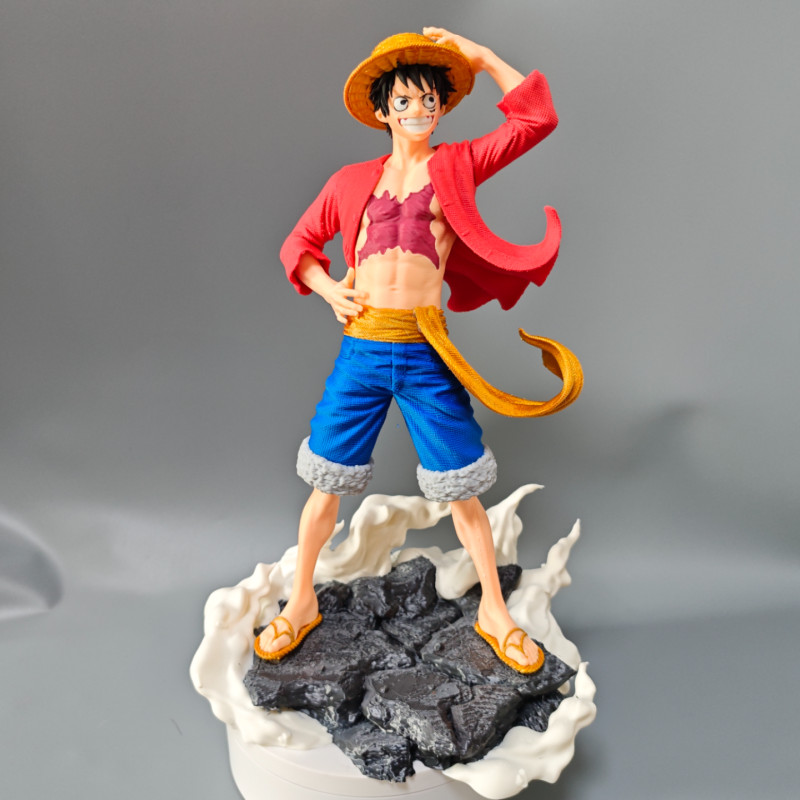 Straw Hat Luffy 3D Baskı Figür - Anime Koleksiyon Parçası