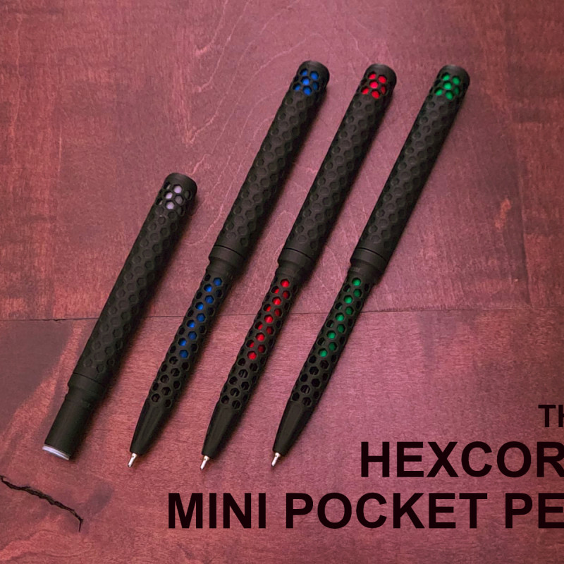 Hexcore Mini Cep Kalemi - 3D Baskılı Özel Tasarım